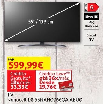 Tv nanocell lg 55nano766qa.aeu