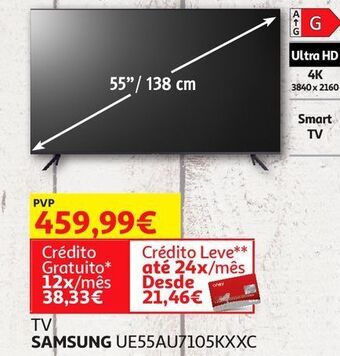 Tv samsung ue55au7105kxxc