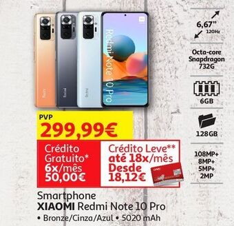 Auchan Smartphone xiaomi promoção