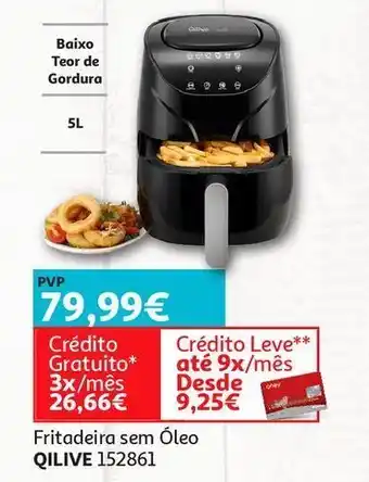 Auchan Fritadeira sem oleo qilive:5 l 152861 promoção