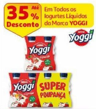 Auchan Iogurte liquido yoggi promoção