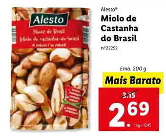 Lidl Miolo de Castanha do Brasil 200g promoção