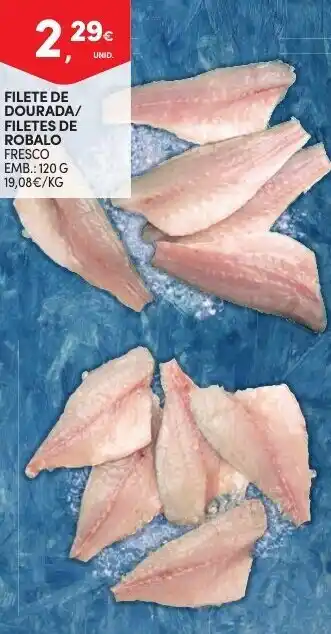 Continente Filete de Dourada/ Filetes de Robalo promoção