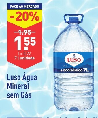ALDI Luso Agua Mineral Sem gas promoção