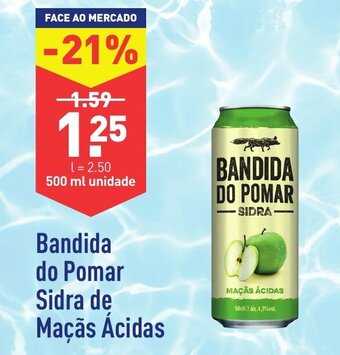 ALDI Bandida do Pomar Sidra de macas Acidas promoção