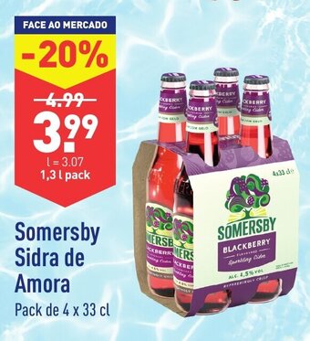ALDI Somersby Sidra de Amora promoção