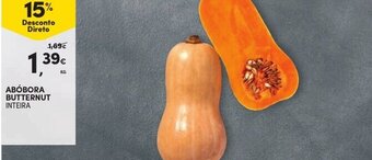 Continente Abobora Butternut 1kg promoção