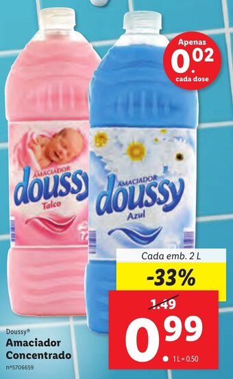 Lidl Amaciador Concentrado 2L promoção