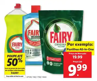 Lidl Fairy Pastilhas All in One promoção