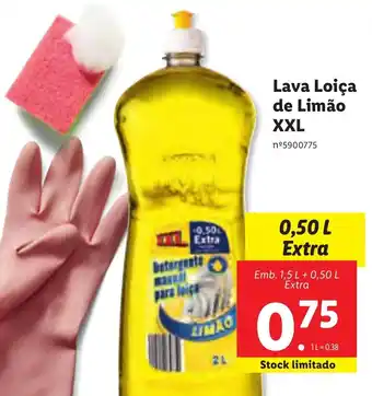 Lidl Lava Loica de Limão XXL 0,50L promoção
