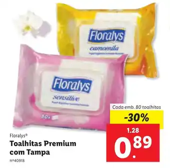 Lidl Toalhitas Premium com Tampa promoção