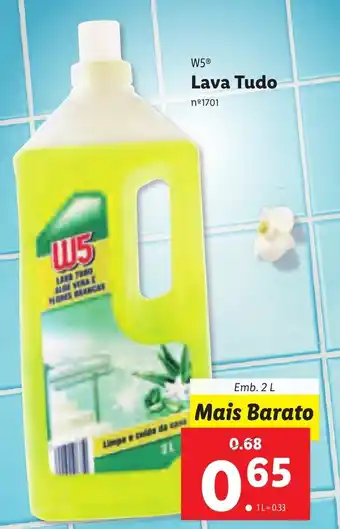Lidl Lava Tudo 2L promoção