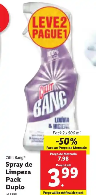 Lidl Spray de Limpeza Pack Duplo Pack 2x500ml promoção