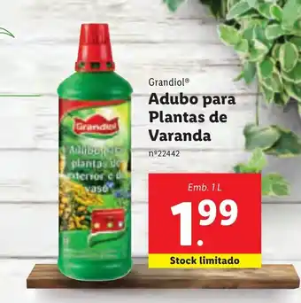 Lidl Adubo para Plantas de Varanda 1L promoção