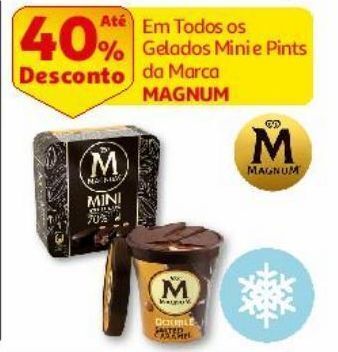 Auchan Gelado multipack magnum promoção