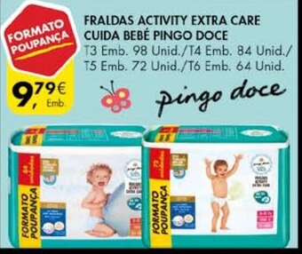 Pingo Doce Fraldas Activity Extra Care Cuida Bebé Pingo Doce promoção