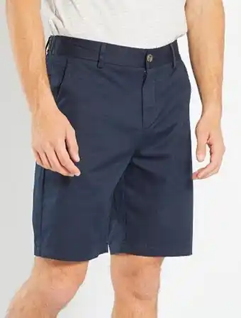 Kiabi Bermudas chino com cintura elástica promoção