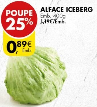 Pingo Doce Alface Iceberg 400g promoção