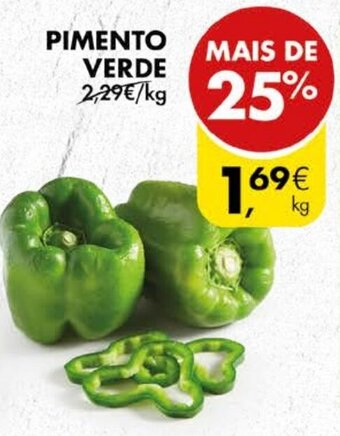 Pingo Doce Pimento Verde promoção