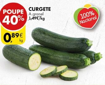 Pingo Doce Curgete promoção