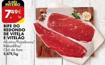 Pingo Doce Bife do Redondo de Vitela e Vitelão promoção