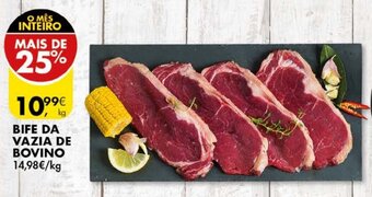 Bife da Vazia de Bovino