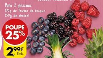 Pingo Doce Mix Frutos do Bosque 170g promoção