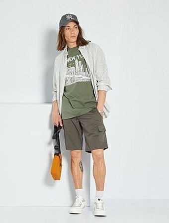 Kiabi Bermudas estilo battle promoção