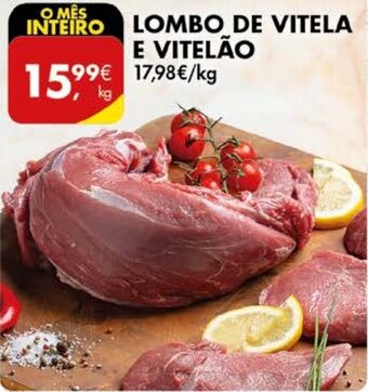 Pingo Doce Lombo de Vitela e Vitelão promoção