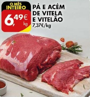 Pingo Doce Pá e Acém de Vitela e Vitelão promoção