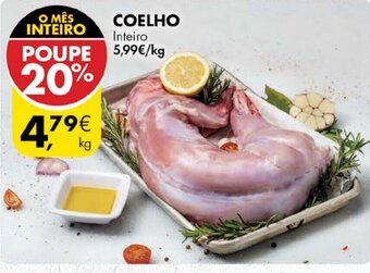 Pingo Doce Coelho promoção