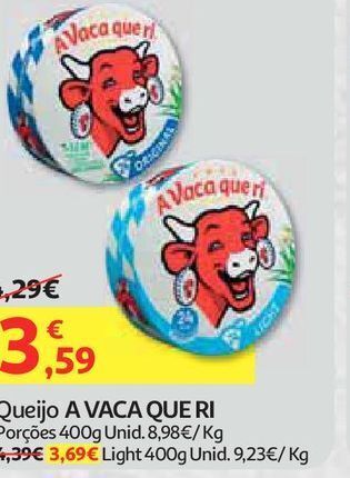 Auchan Queijo a vaca que ri promoção