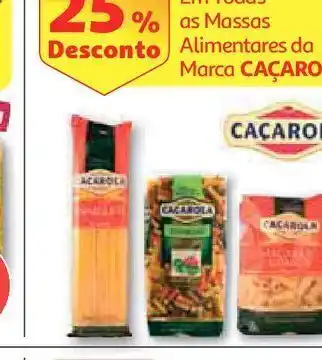 Auchan Massa cotovelinhos caçarola promoção
