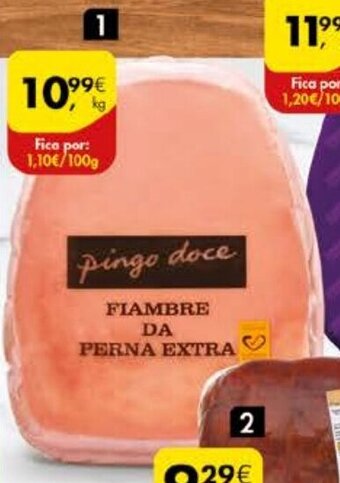 Pingo Doce Fiambre Da Perna Extra promoção