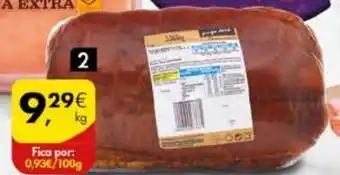 Pingo Doce Fiambre da Perna Extra Fumado a Lenha promoção