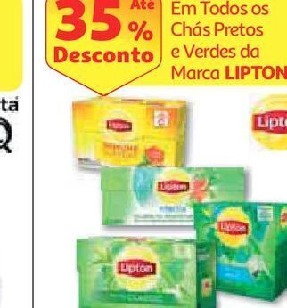 Auchan Chá preto lipton promoção