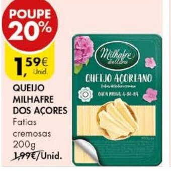 Pingo Doce Queijo Milhafre Dos Açores 200g promoção