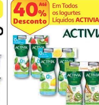 Auchan Bifidus líquido activia promoção