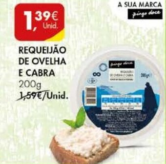 Pingo Doce Requeijão de Ovelha e Cabra 200g promoção