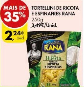 Tortellini de Ricota e Espinafres Rana 250g