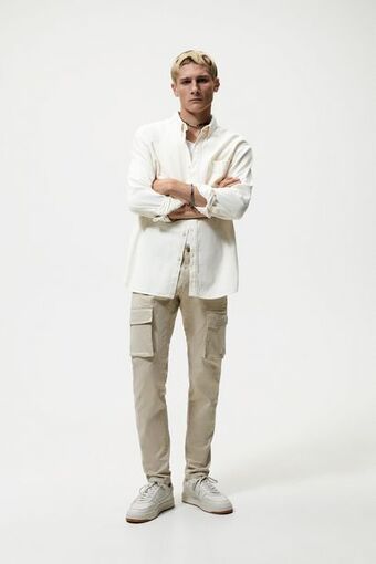 ZARA Calças cargo promoção