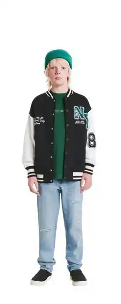 ZARA Blusão bomber com contrastes promoção