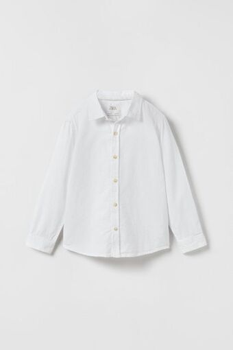 ZARA Camisa com estrutura promoção