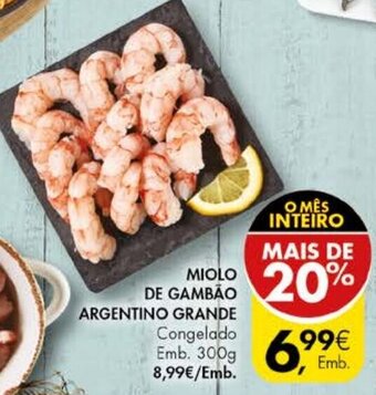 Pingo Doce Miolo de Gambão Argentino Grande 300g promoção