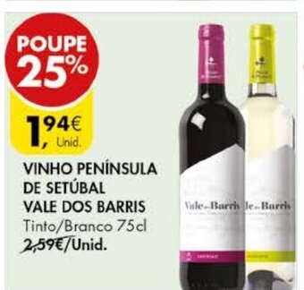 Vinho Península de Setúbal Vale Dos Barris  75cl