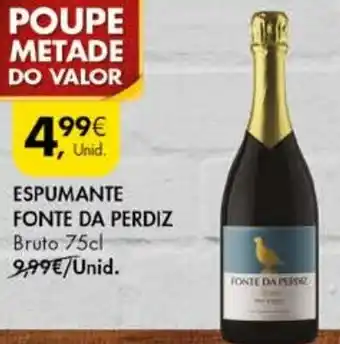 Pingo Doce Espumante Foonte da Perdiz 75cl promoção