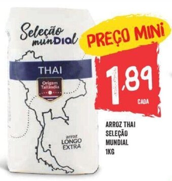 Minipreço Arroz Thai Selecao Mundial 1kg promoção