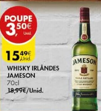 Whisky Irlândes Jameson 70cl