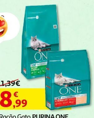 Auchan Ração para gato purina one promoção