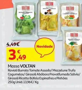 Auchan Girasoli ricotta bufala voltan promoção